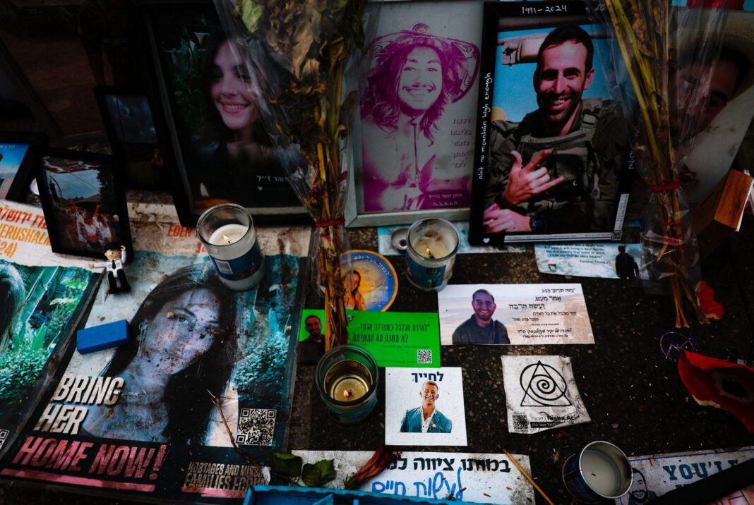 2024-10-07T081254Z1272096705RC2IFAA7M4W6RTRMADP5ISRAEL-PALESTINIANS-ANNIVERSARY-HOSTAGES-1536x1030